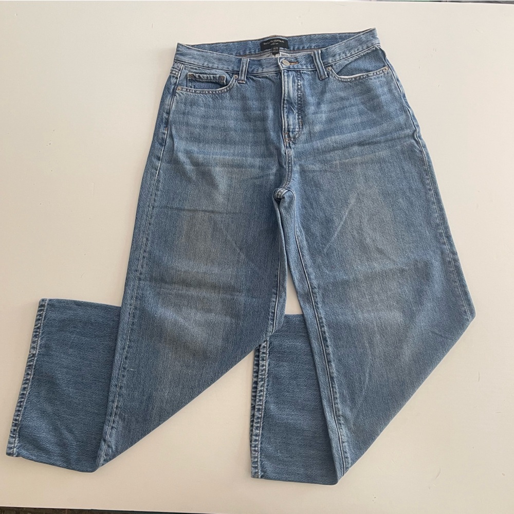 Banana Republic Factory Wide Leg Medium Wash Jen’s 30/10 - Picture 13 of 14